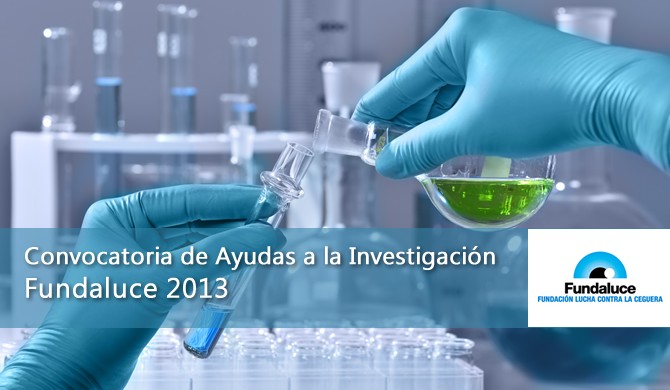 Ayudas a la Investigacion Fundaluce 2013