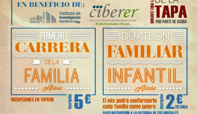 Cartel de la carrera.