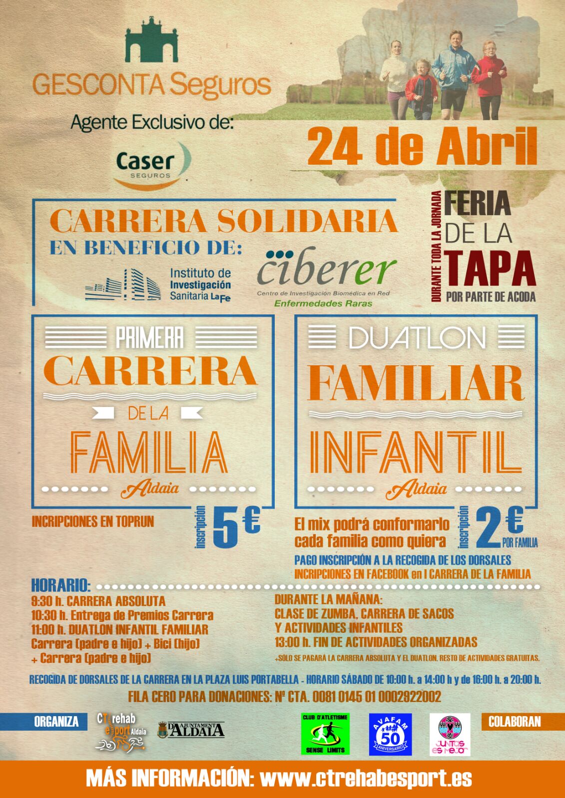 CARTEL CF 2016 Cartel de la carrera.