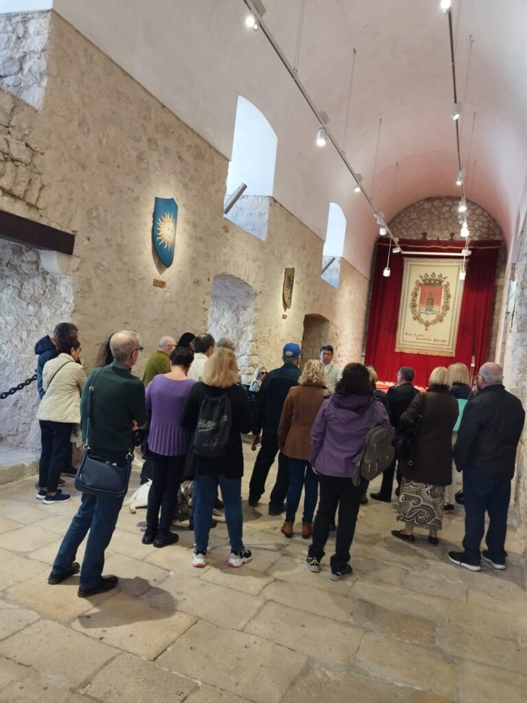 Interior del Castillo de Santa Bárbara, Alicante 