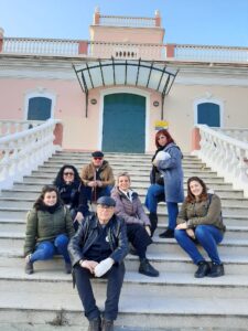 Foto de grupo en la visita a Benimamet