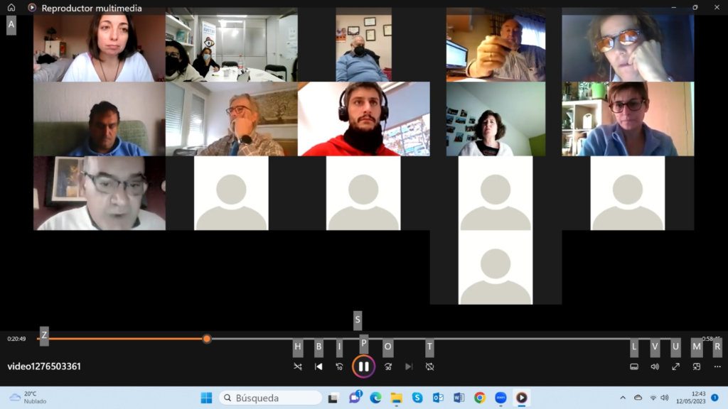 Reunión online sobre proyectos para Retina Comunidad Valenciana