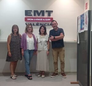 Reunión entre la EMT y Retina Comunidad Valenciana.